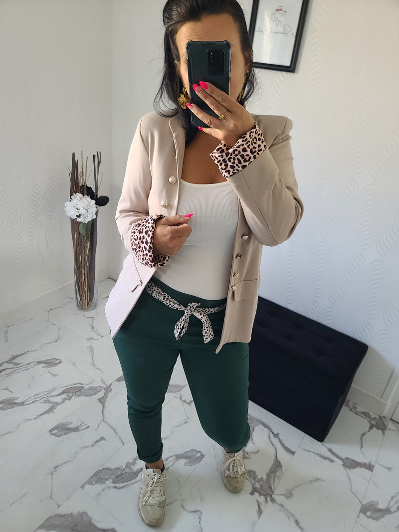 Pantalon Chisy vert bouteille