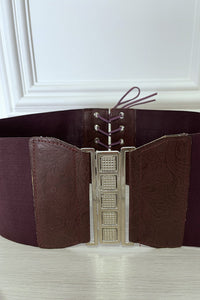 Ceinture de taille bordeaux