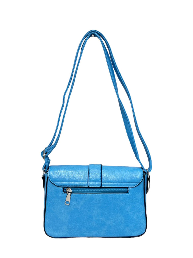 Sac bandoulière Eden bleu